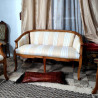 Salon Boudoir désigné et tapissé avec Hambel pure laine.