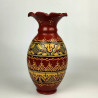 Ensemble de trois poteries décorations mains motifs berbères