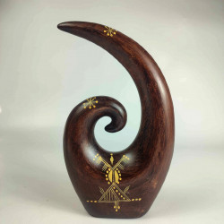 Ensemble de poteries décoratifs dessin à la main motifs berbères